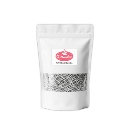 Jestive perle srebrene sjajne No.0 100g