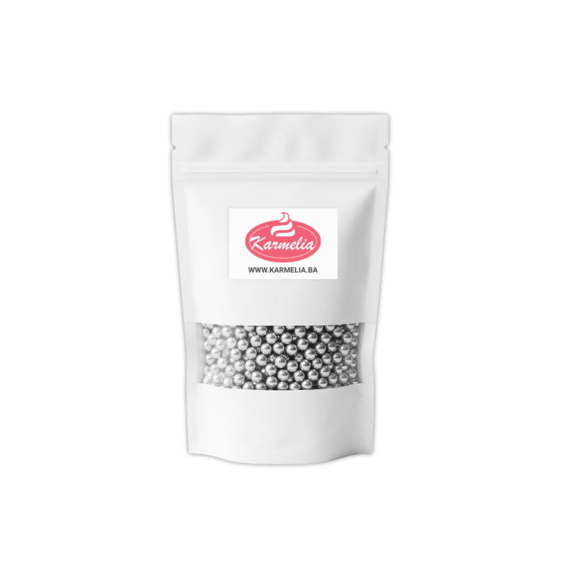 Jestive perle srebrene sjajne No.2 50g