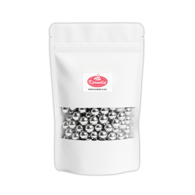 Jestive perle Srebrene sjajne No.4 1kg