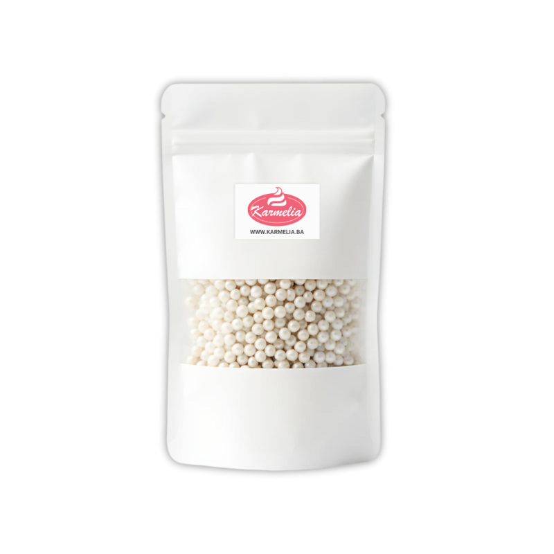 Šećerne perle biserne 4mm 100g