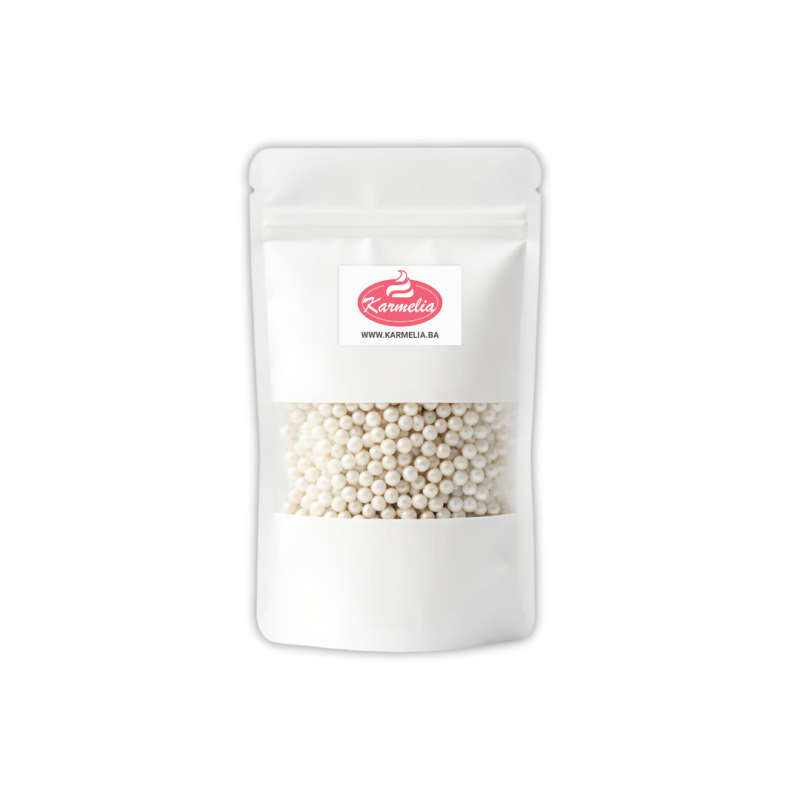 Šećerne perle biserne 4mm 50g