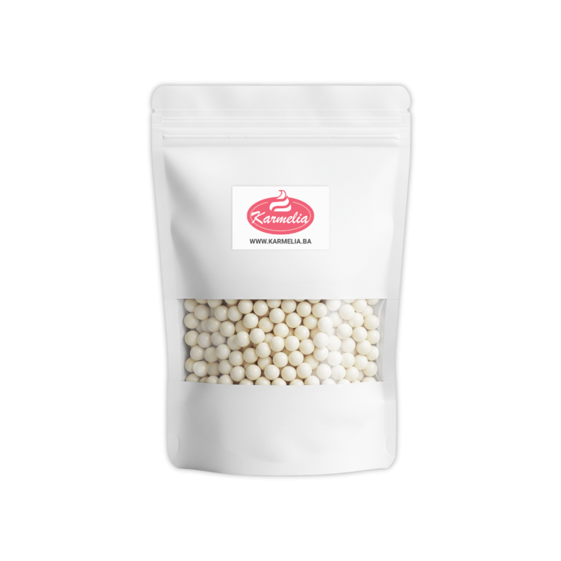 Šećerne perle biserne 8mm 100g