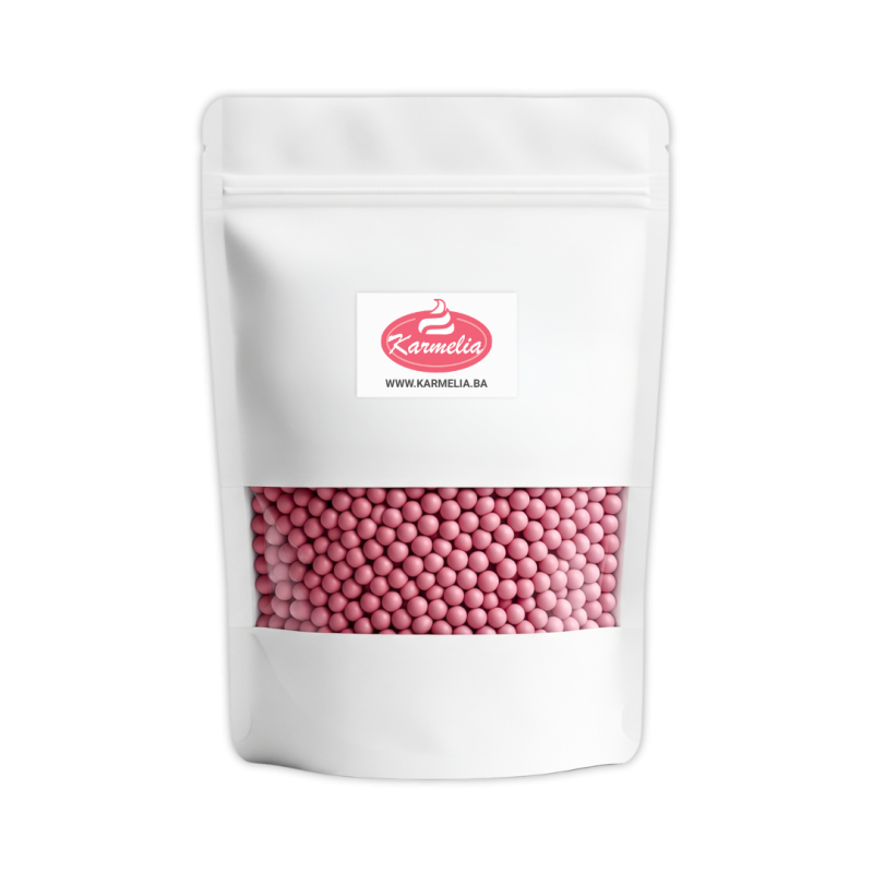 Šećerne perle roze 4mm 1kg