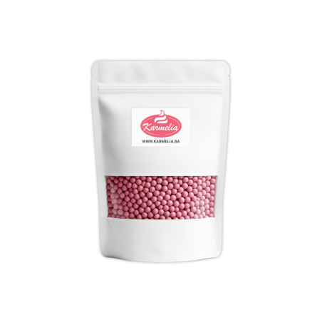 Šećerne perle roze 4mm 50g