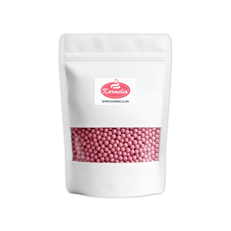 Šećerne perle roze 4mm 100g