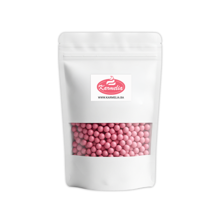 Šećerne perle roze 8mm 100g
