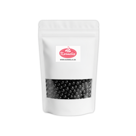 Šećerne perle crne 8mm 100g