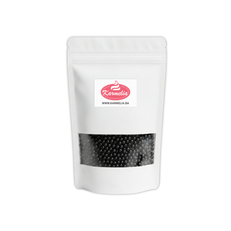 Šećerne perle crne 4mm 100g