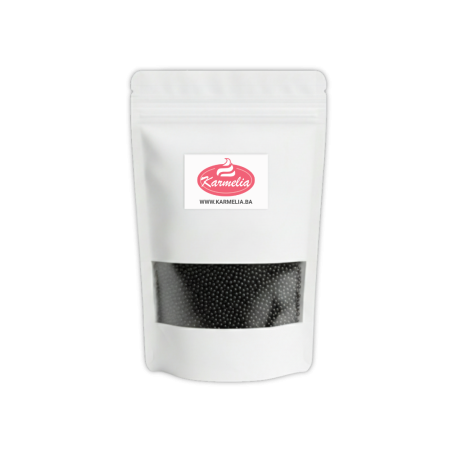 Šećerne perle crne 2mm 100g