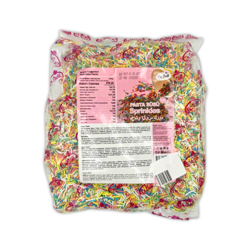 Dr. Gusto Dekorativne Mrvice 1kg - Šarene