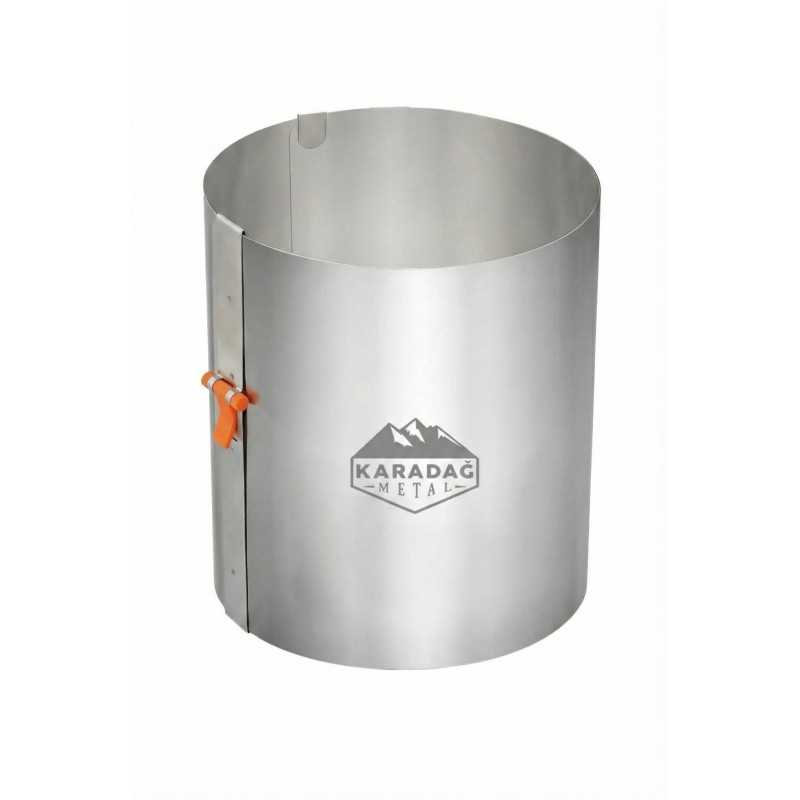 Podesivi Inox kalup 15-30cm H19cm Karadag Metal