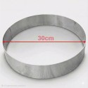 Okrugli inox kalup Fi 30xH7cm Karadag Metal