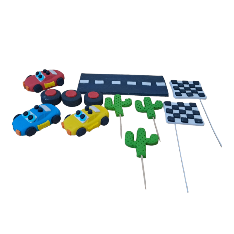 Trkačka staza komplet 1/1 fondan figura