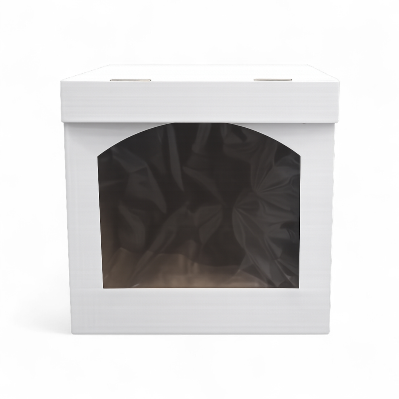 Kartonska Kutija Kocka Prozor 33x33x30 cm-sklopiva iz 3 dijela