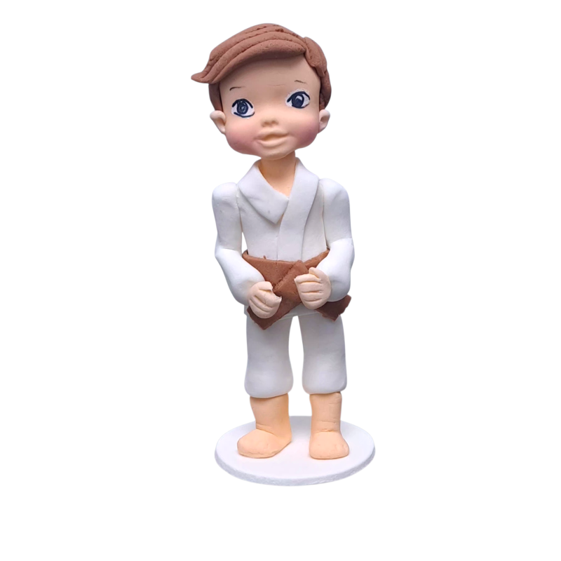 Karatista 1/1 fondan figura