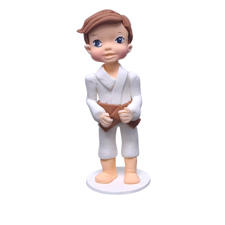 Karatista 1/1 fondan figura