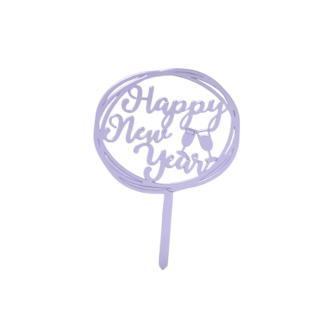 BH Topper Happy New Year-srebreni