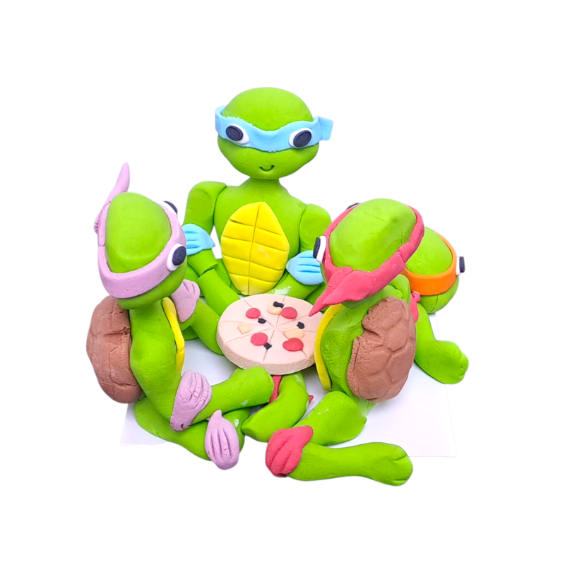 Nindže modelovane 1/1 Fondan figura