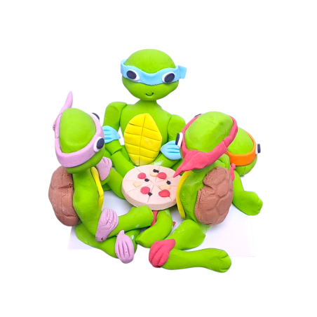 Nindže modelovane 1/1 Fondan figura