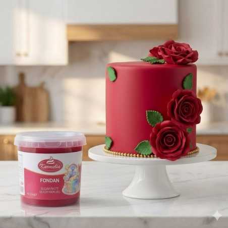 Karmelia Fondan 1 kg Crveni