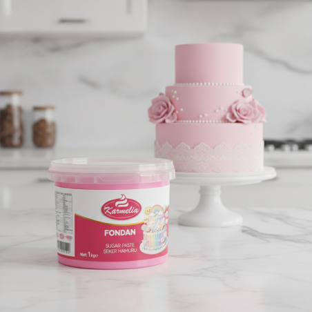 Karmelia Fondan 1 kg Roze