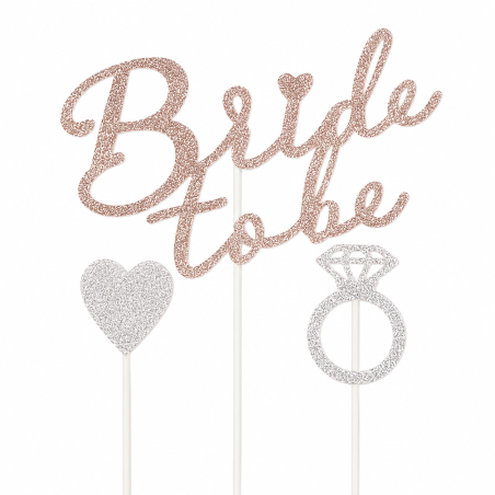 Topper Bride to Be set 3/1