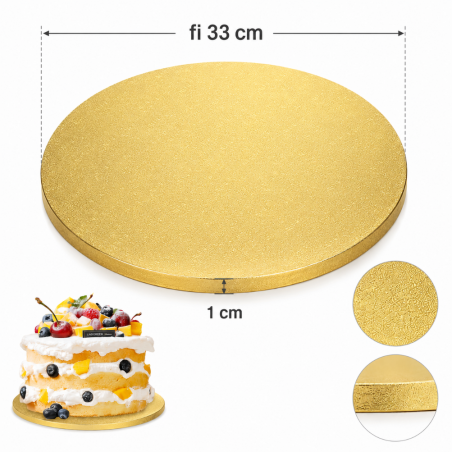Lux podmetač zlatni fi 33cm