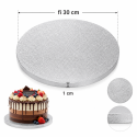 Lux podmetač srebreni fi 30cm