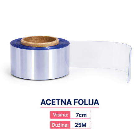 Acetna Folija 7cm x 25m