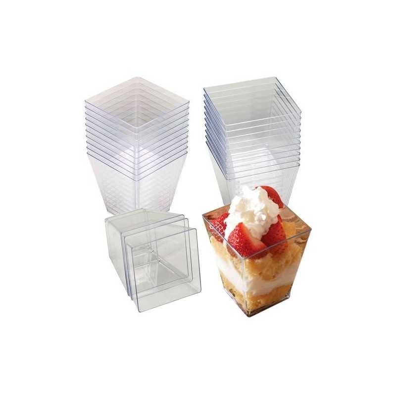 Prizma čaše za desert Velike 200 ml 25/1