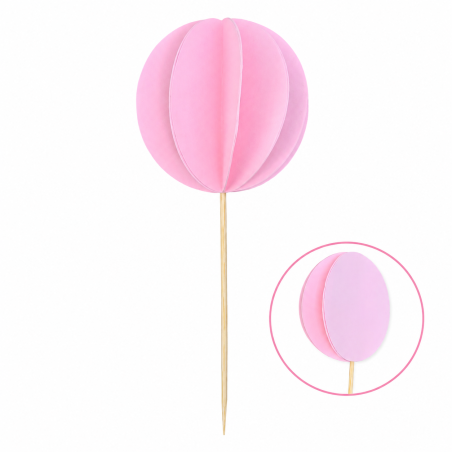 DS 3D Topper papirni balon rozi