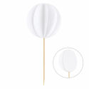 DS 3D Topper papirni balon bijeli