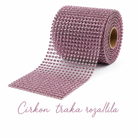 Cirkon traka roza 1m x 12 cm