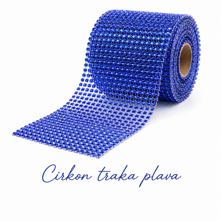 Cirkon traka plava 1m x 12 cm