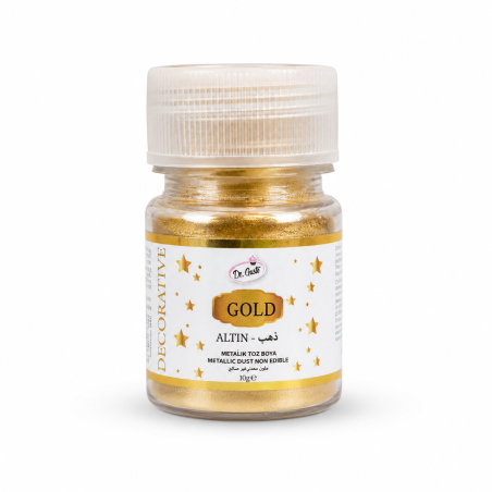 Dr. Gusto Dekorativna Metalik Boja u Prahu 10g - Zlatna