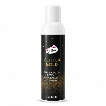 Dr.Gusto Sprej 250ml.- Glitter Zlatna