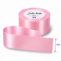 Saten traka 4 cm roza