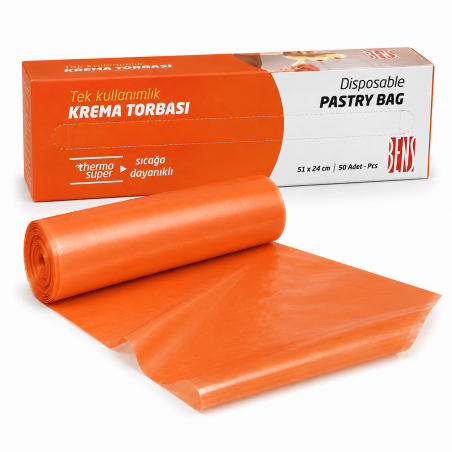 Bense narandžasta vrećica za šlag topla primjena 51cm 50/1
