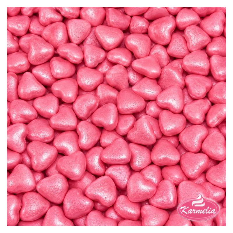Jestive Perle u Obliku Srca 100g - Roze
