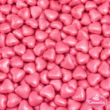 Jestive Perle u Obliku Srca 100g - Roze