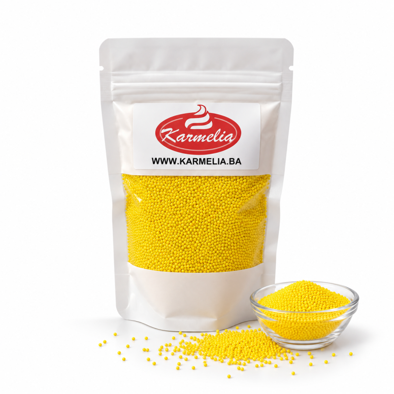 Jestive Perle 100g 1mm - Žute Mat