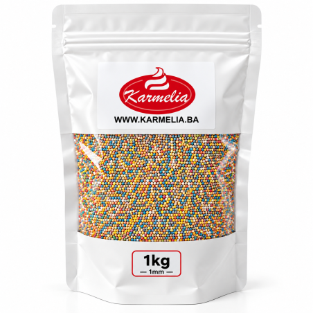 Jestive Perle 1kg 1mm - Šarene Mat