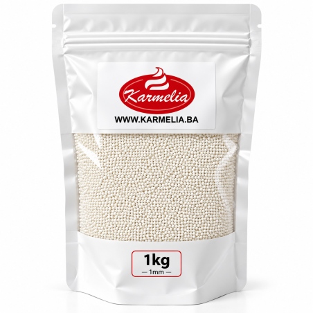 Jestive Perle 1kg 1mm - Bijele Mat
