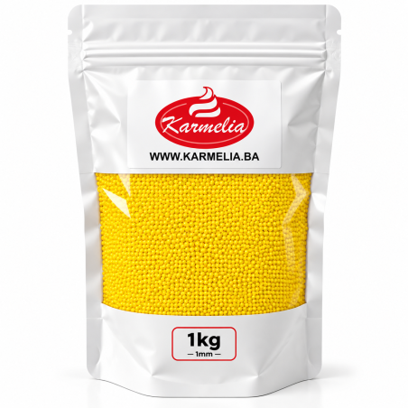 Jestive Perle 1kg 1mm - Žute Mat