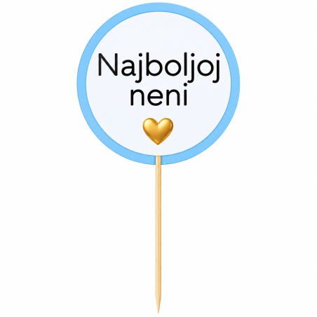 DS 3D Toper Komad Najboljoj neni
