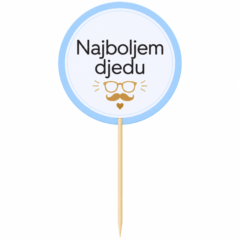 DS 3D Toper Komad Najboljem djedu