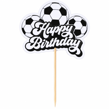 DS 3D Toper Komad fudbal Happy Birthday