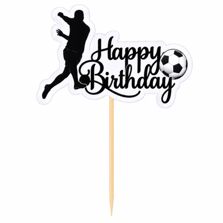DS 3D Toper Komad Happy Birthday Fudbal