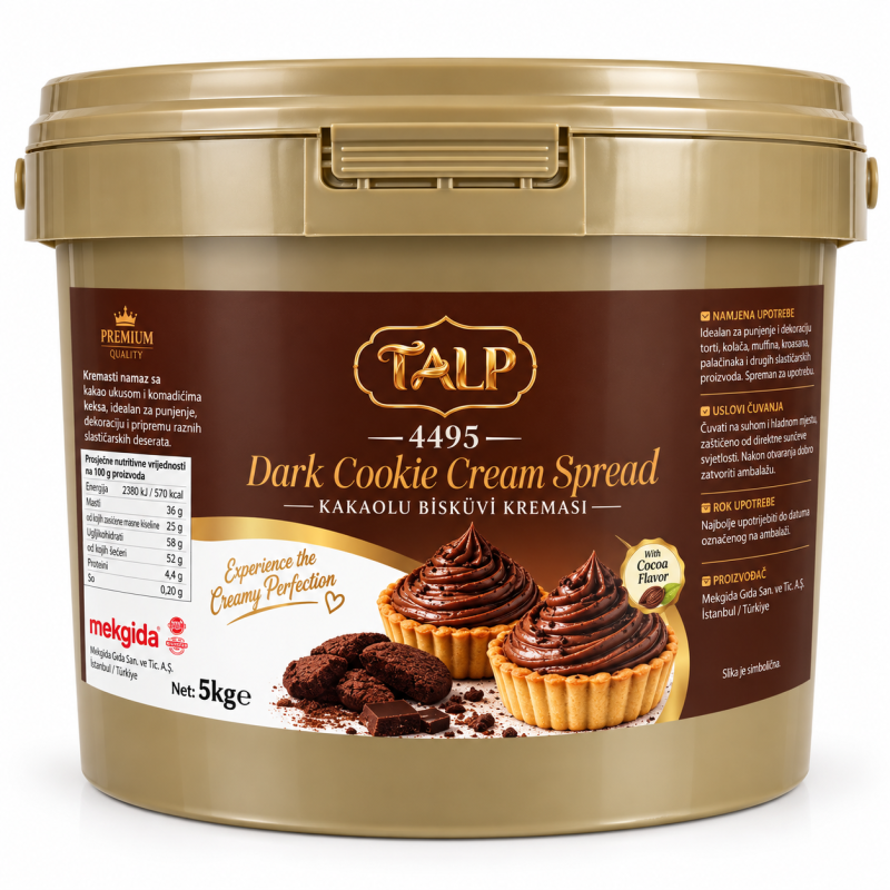 Blue Bead TALP Dark Cookie Cream Spread 5kg