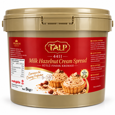 Blue Bead TALP Milk Hazelnut Cream 22% 5kg